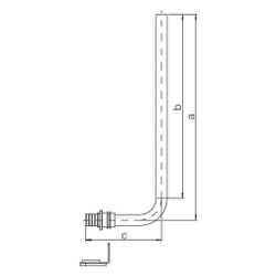 Rehau Heizkörper-Winkel-Anschlussgarnitur-Set Rautitan 16x250mm, inkl. Fixiereinheit... REHAU-12663721001 4007360160081 (Abb. 1)