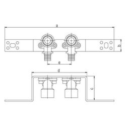 Rehau Montageeinheit Heizung Rautitan 16 - Rp 1/2", für den Anschluss von Ventil-Hei... REHAU-12409211401 4007360370077 (Abb. 1)