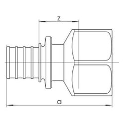 Rehau Übergang Rautitan LX plusG, 20mm x Rp 3/4", Messing... REHAU-13130651001 4007360543372 (Abb. 1)