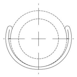 Rehau Cliphalbschale, Halterung für RAU-PE-X-Rohr 20... REHAU-11380431001 4007360040758 (Abb. 1)