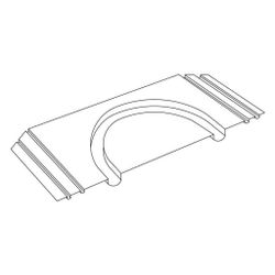 Rehau Umlenklamelle TS-14, 245x110mm, 12003041001... REHAU-12003041001 4007360296926 (Abb. 1)