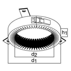 Rehau Rausecure Brandmanschette compact DN 75... REHAU-11220851001 4068767631451 (Abb. 1)