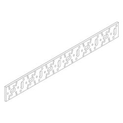 Rehau Montageschiene mit Universallochbohrung, Länge 2m, verzinkt... REHAU-11056231008 4007360629397 (Abb. 1)