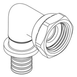 Rehau Winkelübergang SDR 11 LX, 32mm x G 1", Messing... REHAU-11691891001 4064299347747 (Abb. 1)