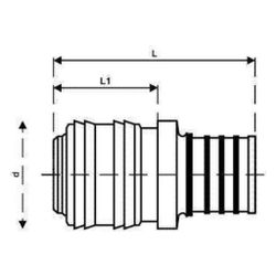 Rehau Schnellkupplung NP 7.2, 20x1,9/20x2,0mm... REHAU-12496571001 4007360172022 (Abb. 1)