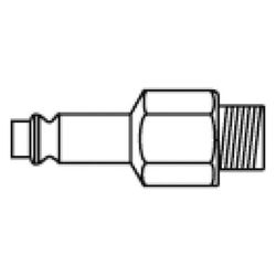 Rehau Stecknippel NP 7,2 Außengewinde G 1/2"... REHAU-12497571001 4007360186319 (Abb. 1)