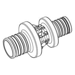 Rehau Kupplung Rautitan PX 32x25mm, 11600441001... REHAU-11600441001 4007360376895 (Abb. 1)