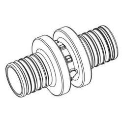 Rehau Kupplung Rautitan PX 32x32mm, 11600141001... REHAU-11600141001 4007360366438 (Abb. 1)