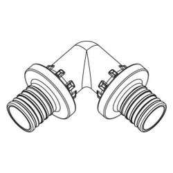 Rehau Winkel Rautitan PX, 16x16mm, 90 Grad, PPSU... REHAU-11600211001 4007360366452 (Abb. 1)