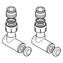 Rehau Teleskop-Eckverschraubungs-Set Eurokonus G 3/4"... REHAU-12406071001 4007360189082 (Abb. 1)