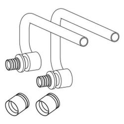 Rehau Sockelleisten Endgarnitur-Set Rautitan 16x12mm, links... REHAU-11372481003 4007360425807 (Abb. 1)