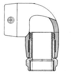 Rehau Smartfuse Übergangswinkel Innengewinde Messing, 20mm x Rp 1/2", PE 100, PN 16,... REHAU-12391201001 4007360218348 (Abb. 1)