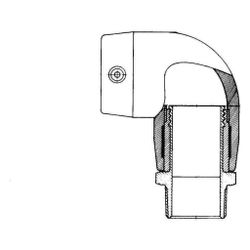 Rehau Smartfuse Übergangswinkel Außengewinde Messing, 75mm x R 2", PE 100, PN 16, 90... REHAU-12439231001 4007360219208 (Abb. 1)