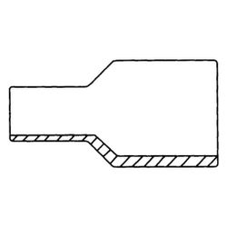 Rehau Reduzierstück, SDR 17, 160x110mm, PE 100, PN 10, Schwarz... REHAU-12852911001 4007360239190 (Abb. 1)