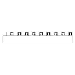 Rehau Anschlussstreifen, für Noppenplatten Varionova... REHAU-12278591001 4007360322885 (Abb. 1)