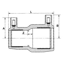 Rehau Smartfuse Reduziermuffe 40x25mm, PE 100, PN 16, Schwarz... REHAU-12891491001 4007360345112 (Abb. 1)