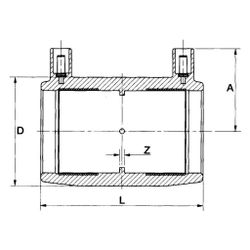 Rehau Fusapex 2.0 Muffe, Rohraußendurchmesser 90mm, Orange... REHAU-14847041001 4062178684853 (Abb. 1)