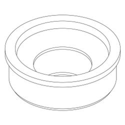 Rehau Gumminippel DN 50/50, Anschlussbereich 47-50mm, für Anschlussstück und Siphonw... REHAU-11219131003 4007360013622 (Abb. 1)