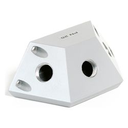 Rehau Druckluftverteilerdose 3-fach, Innengewinde R 1"... REHAU-12493901001 4007360190477 (Abb. 1)