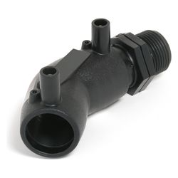 Rehau Smartfuse Übergangswinkel Außengewinde, 40mm x R 1 1/2", PE 100, PN 16, 45 Gra... REHAU-12451471001 4007360219482 (Abb. 1)