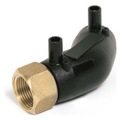Rehau Smartfuse Übergangswinkel Innengewinde Messing, 32mm x Rp 1", PE 100, PN 16, 4... REHAU-12461421001 4007360220600 (Abb. 1)