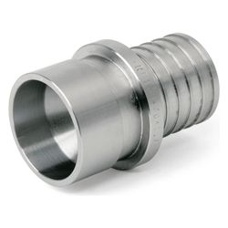 Rehau Übergang mit Schweißende, SDR 11, 140x12,7mm, 139,7x3,6mm, Stahl... REHAU-12062531001 4007360469665 (Abb. 1)