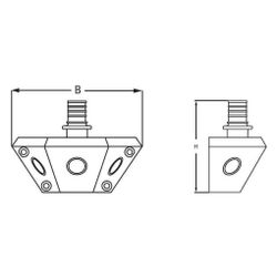 Rehau Druckluftverteilerdose 3-fach, 32x2,9mm, SDR 11... REHAU-12493801001 4007360190460 (Abb. 1)