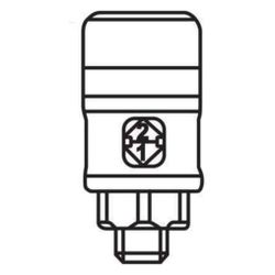 Rehau Sicherheitsschnellkupplung NP 7,2 Außengewinde G 1/2"... REHAU-12496771001 4007360186234 (Abb. 1)