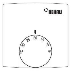 Rehau Temperaturregler E 230V, 5-30 Grad C, Weiß... REHAU-12390231002 4007360451226 (Abb. 1)