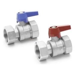 Rehau Kugelhahnset mit Überwurfmutter, 1 1/4" für Heizkreisverteiler Ms... REHAU-12118361001 4007360380694 (Abb. 1)
