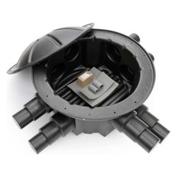 Rehau Nahwärmeschacht mit 8 Einlässen, Durchmesser 800mm, Polyethylen... REHAU-12085581001 4007360489458 (Abb. 1)