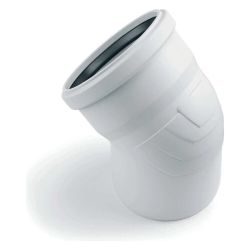 Rehau Raupiano Plus Bogen DN 50, 45 Grad, RAU-PP... REHAU-11211141003 4064299607728 (Abb. 1)