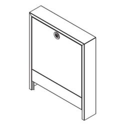 Rehau Verteilerschrank 130/605, Aufputz, Weiß... REHAU-13474101001 4007360513702 (Abb. 1)