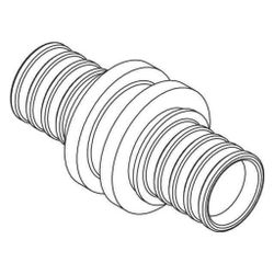 Rehau Kupplung Rautitan RXplus 25x25mm, Rotguss... REHAU-14564411001 4061264398551 (Abb. 1)