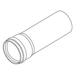 Rehau Raupiano Plus Abflussrohr DN 200, Baulänge 1000mm... REHAU-11230151222 4064299399753 (Abb. 1)