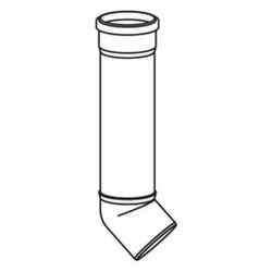 Rehau Raupiano Plus Umlenkungsbogen Umlenkung DN 75, 45 Grad... REHAU-11230561002 4007360584320 (Abb. 1)