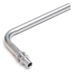 Rehau Rautitan Heizkörper-Winkel-Anschlussgarnitur, 20mm, Schenkellänge 500mm, Edels... REHAU-12409411001 4007360160135 (Abb. 1)