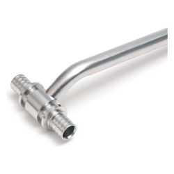 Rehau Rautitan Heizkörper-T-Anschlussgarnitur, 16mm, Schenkellänge 500mm, Edelstahl... REHAU-12408511001 4007360160142 (Abb. 1)