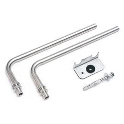 Rehau Heizkörper-Winkel-Anschlussgarnitur-Set Rautitan 16x250mm, inkl. Fixiereinheit... REHAU-12663721001 4007360160081 (Abb. 1)