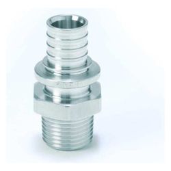 Rehau Systemübergang Rautitan SX 20mm x R 1/2", Edelstahl... REHAU-11377821001 4007360256418 (Abb. 1)
