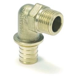 Rehau Winkelübergang SDR 11 LX, 32mm x R 1", Messing... REHAU-11690261001 4007360488024 (Abb. 1)