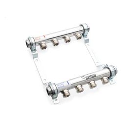 Rehau Heizleitungsverteiler HLV 11 Heizkreise, Edelstahl... REHAU-11102171001 4007360557263 (Abb. 1)