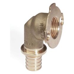 Rehau Flansch-Wandwinkel Rautitan RXplus 16mm, Rp 1/2"... REHAU-14563811001 4061264397950 (Abb. 1)