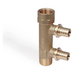 Rehau Schiebehülsenverteiler Rautitan RXplus 2-fach, 16xR/Rp 3/4"... REHAU-14563831001 4061264397974 (Abb. 1)