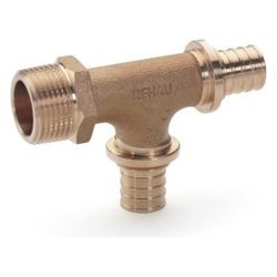 Rehau T-Stück Rautitan RXplus, 16mm x 16mm x R 1/2"... REHAU-14564001001 4061264398148 (Abb. 1)