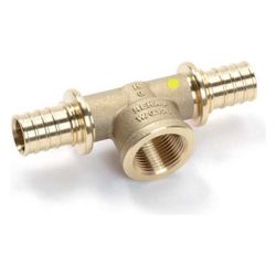 Rehau T-Stück Rautitan LX plusG, Messing, 25mm x Rp 3/4" x 25mm... REHAU-13129671001 4007360542993 (Abb. 1)