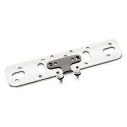 Rehau Halter E, für Einzelanschluss, inkl. EPDM-Dämmscheibe und 2 Schrauben M5... REHAU-11055351008 4007360629403 (Abb. 1)