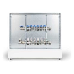 Rehau Rautherm Unit, HKV-D V2A und UP 110, 8 Heizkreise, Strangregulierventil links... REHAU-11074081001 4059757761333 (Abb. 1)