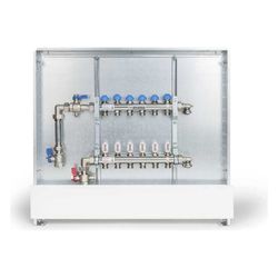 Rehau Rautherm Unit, HKV-D V2A und UP 75, 4 Heizkreise, Wärmemengenzähler vertikal l... REHAU-11057841001 4007360635909 (Abb. 1)