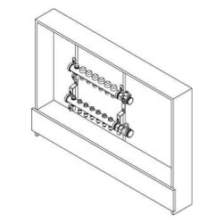 Rehau Rautherm Unit, Easyflow und UP 75, 7 Heizkreise, Zonenregulierventil rechts... REHAU-11066271001 4059757720798 (Abb. 1)